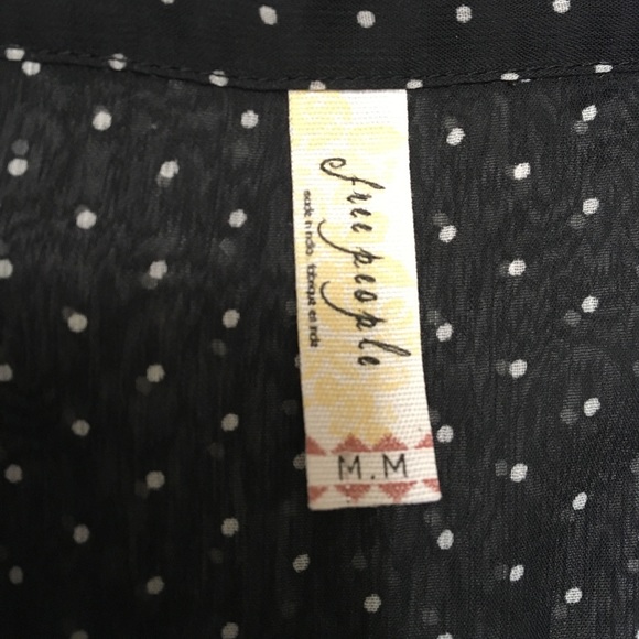 Free People blouse Sz M - Picture 8 of 8